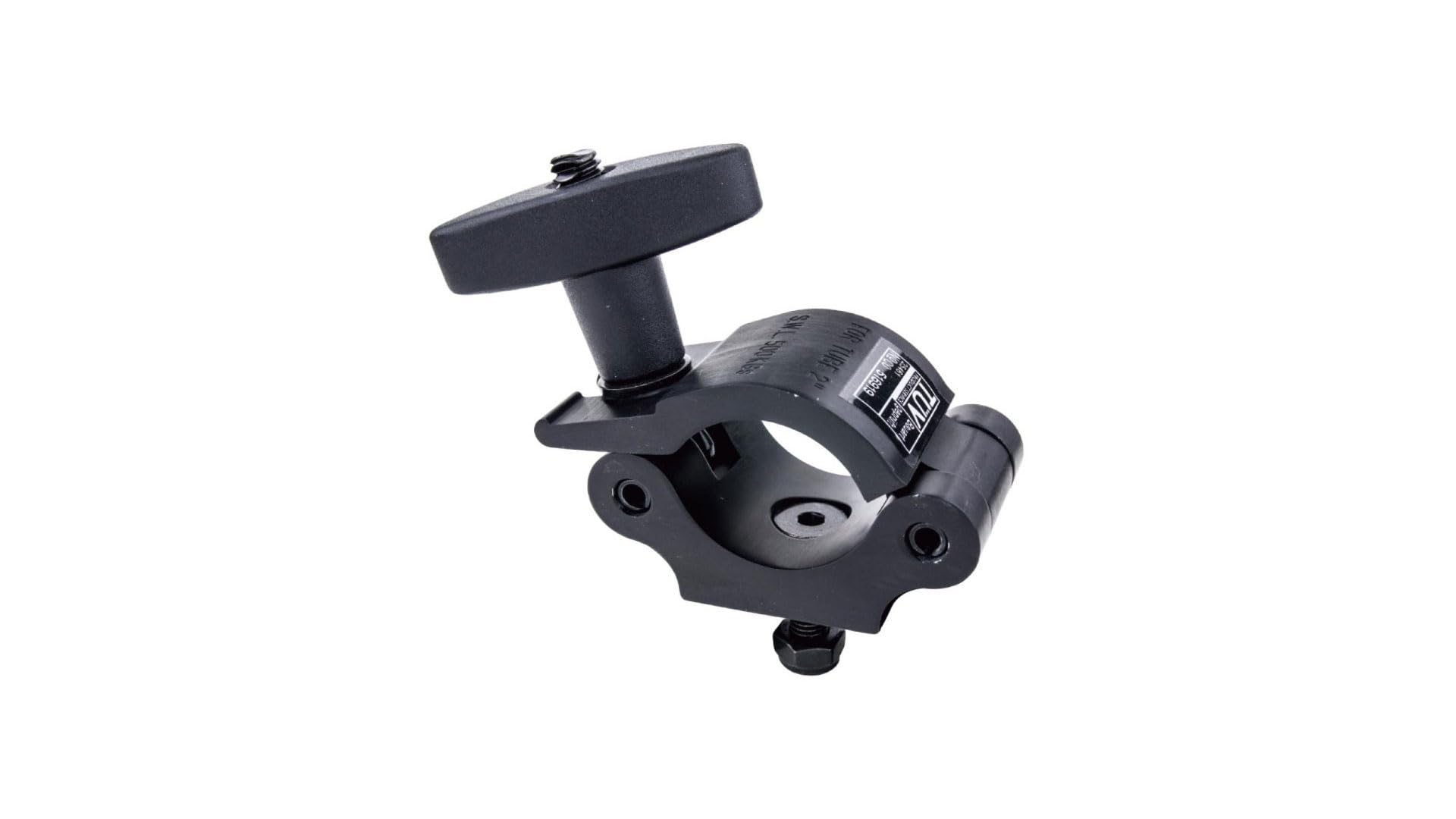 KUPO KCP‑831B‑T T‑Handle Half Coupler, Alluminio, Fino a 500 kg, Manopola T‑Handle – Nero Professionale