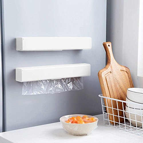 MONODY 1 Pcs Coupe-Film Papier D'aluminium et Film Alimentaire avec Machine de Découpage de Film D'accrocher de Nourriture Magnétique Cover