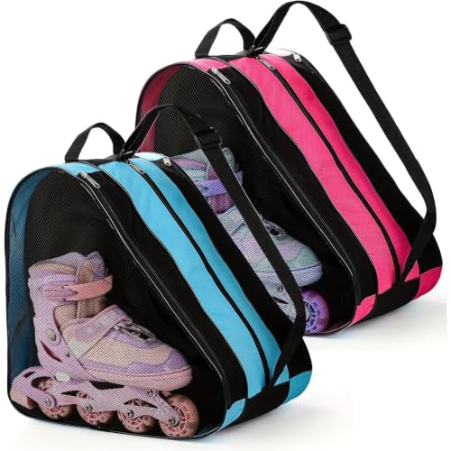 Bolsa para patines de gran capacidad con 3 capas y correa ajustable 3