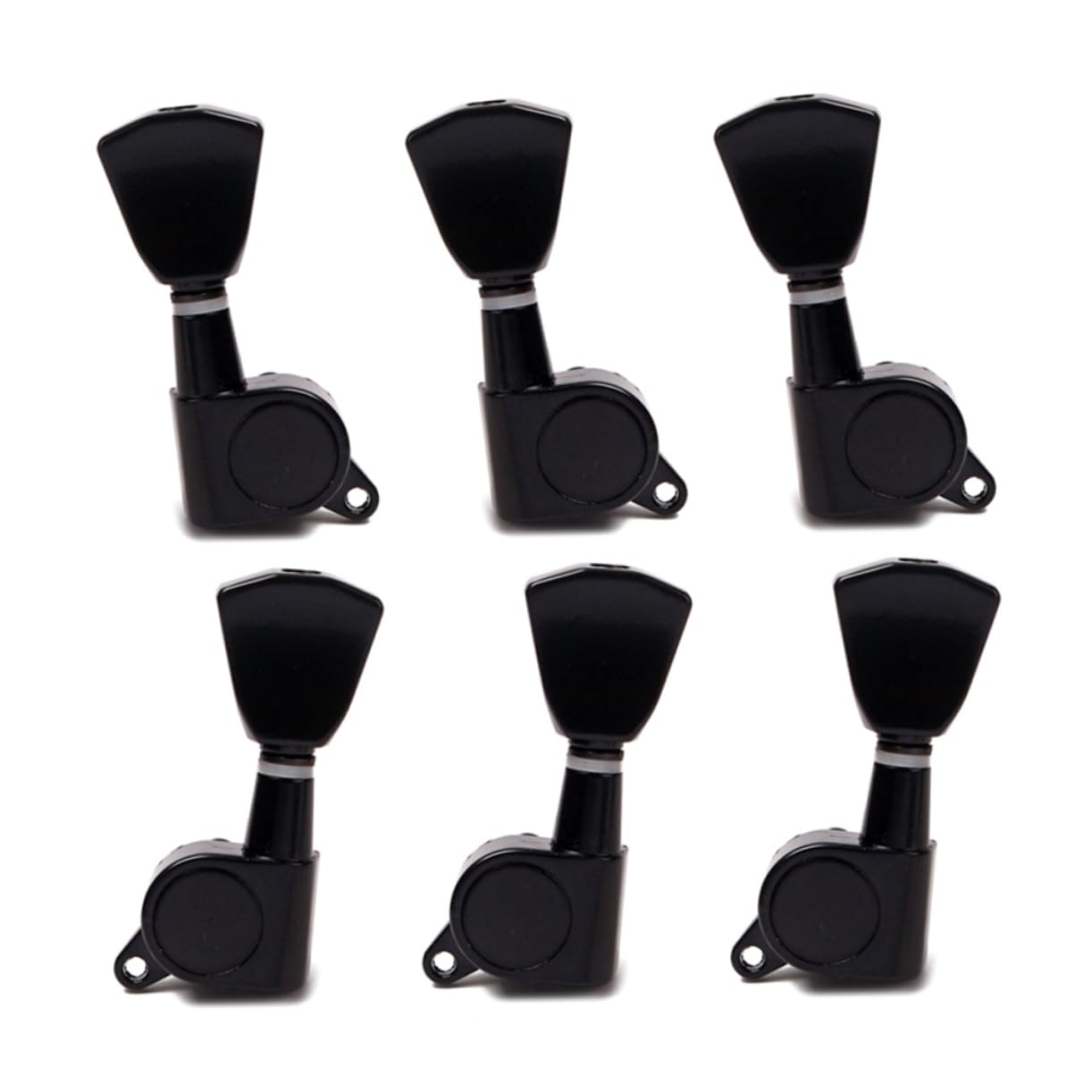 Vaguelly Lr Guitar Tuning Pegs Machine Heads for Banjo Black Tuners with Precision Tuning for Acoustic and Electric Guitars