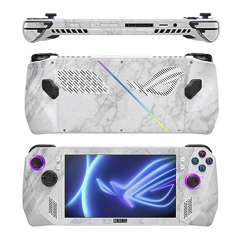 Image of MightySkins Glossy Glitter Skin Compatible with Asus ROG Ally - Frost Marble | Protective, Durable High-Gloss Glitter Finish | Easy to Apply