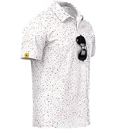 ZITY Mens Golf Polo Shirts Short Sleeve UPF 50+ Performance Moisture Wicking Print Pattern Casual...