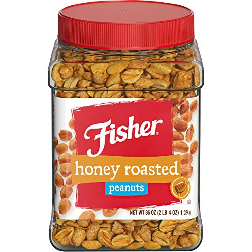 Fisher Snack Honey Roasted Peanuts, 36 Ounces (Pack Of 6), Made With Real Honey #TOP2