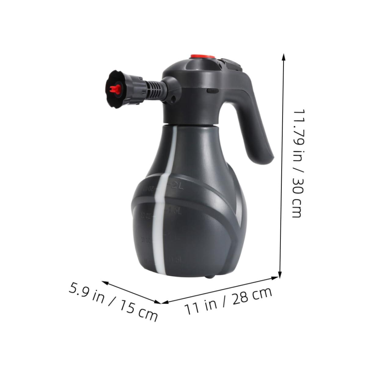 Cabilock Electric Watering Can Foam Sprayer High Pressure Car Wash Tool Portable for Garden Home Commercial Cleaning