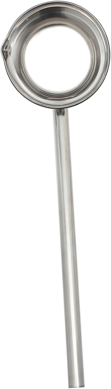 Ergonomic Long Handle Ladle Soup Ladle Serving Large Stainless Steel Water Spoon for Kitchen Use