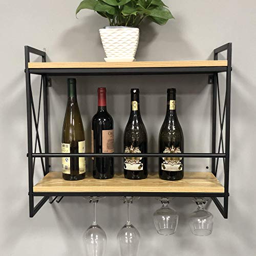 Casier à vin 2 niveaux suspendu pour optimiser les petits espaces cuisine