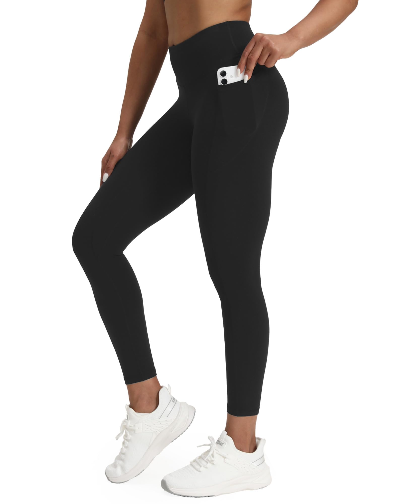 Leggings for Women with Pockets Workout Mid Waisted Yoga Pants