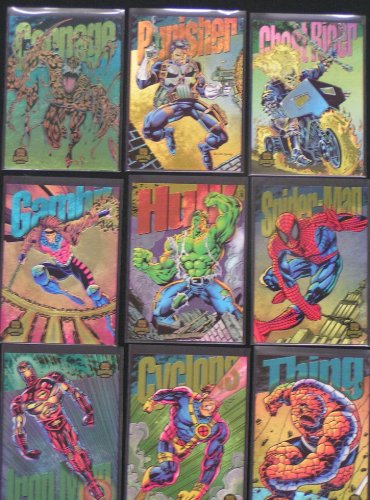 MARVEL UNIVERSE 1994 POWERBLAST SET of 9