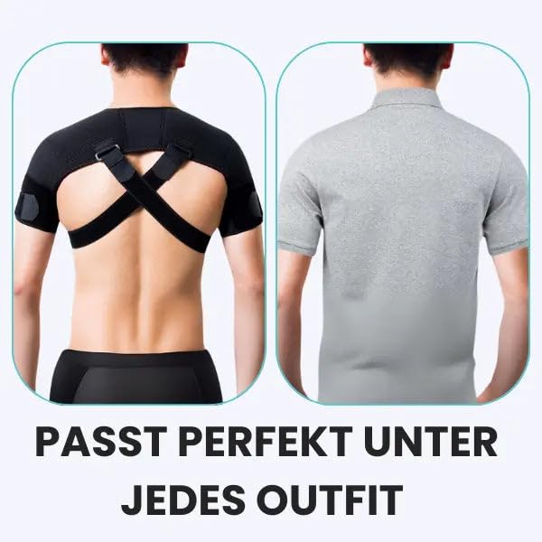 haltungshelfer VerteBalance Pro Haltungskorrektur Komfortable, Verstellbare Rückenstütze für Oberen Rücken, Hals und Schultern