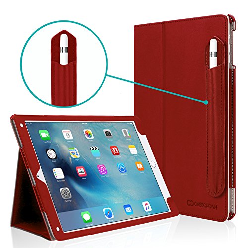 iPad Pro 10.5 Case, CaseCrown Bold Standby Pro Case (Red) w/Detachable Apple Pencil