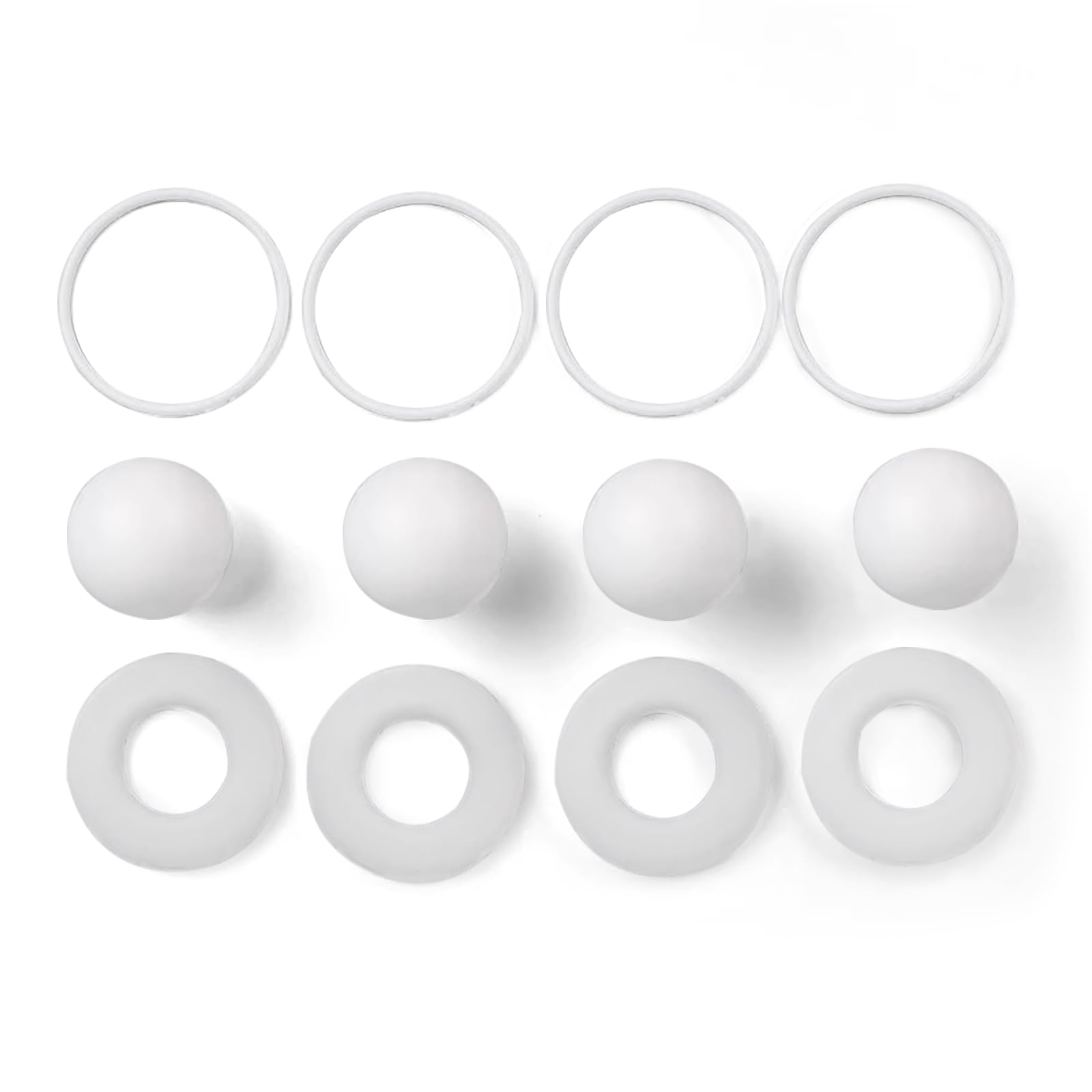 Pneumatic diaphragm pump refurbishment part fluid section PTFE