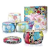 YINUO CANDLE Smokeless Scented Candles Gift Set 100% Natural Soy Wax Aromatherap