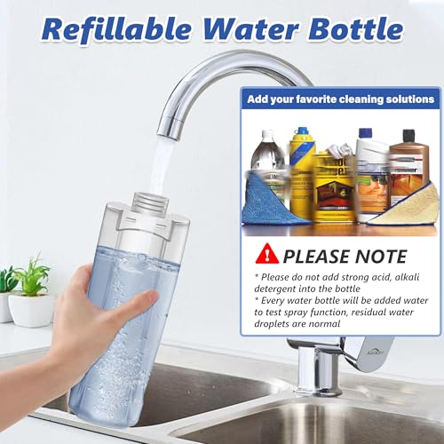 Sprühwischer Bodenwischer Wischer mit Sprühfunktion - MANGOTIME Wischmopp mit Sprühfunktion Spray Mop Nasswischer Bodenwischer mit Wassertank und 4 wischpads für die Reinigung der meisten Bodenarten