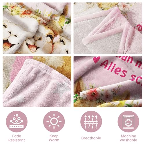 Juratar Sinnvolles Beste Freundin Geschenke, Freundschaft Geschenk – Lustige Decke Geschenk Freundin Geburtstag, Weihnachten, Abschluss, Aufmunterung oder als Seelenschwester Geschenke 157 × 132 cm
