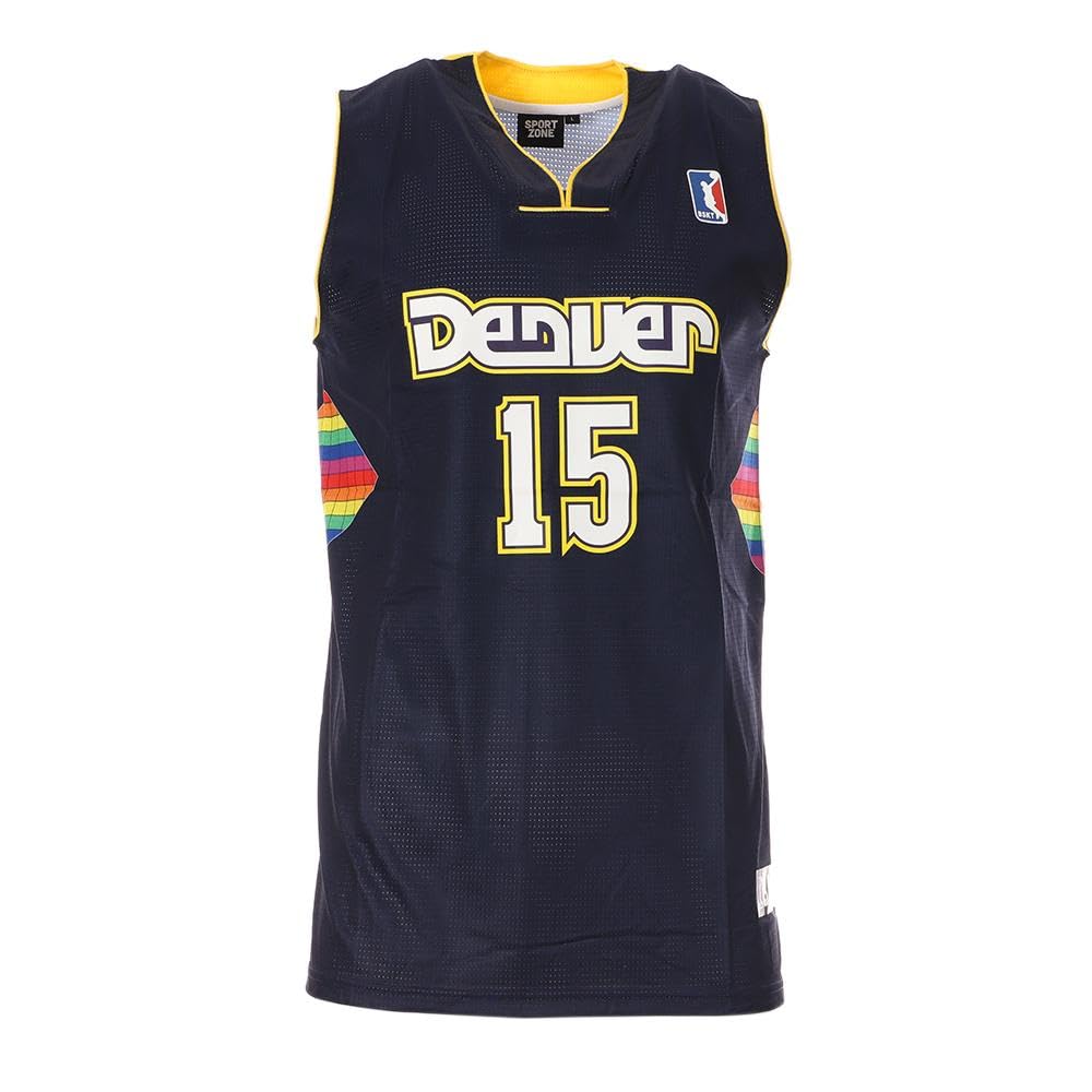 Sport Zone Men's Black Denver Basketball Jersey M