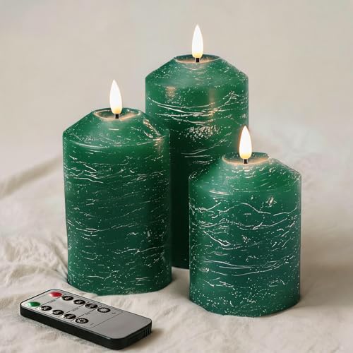 Bougies LED avec télécommande et minuterie pour flamme vacillante