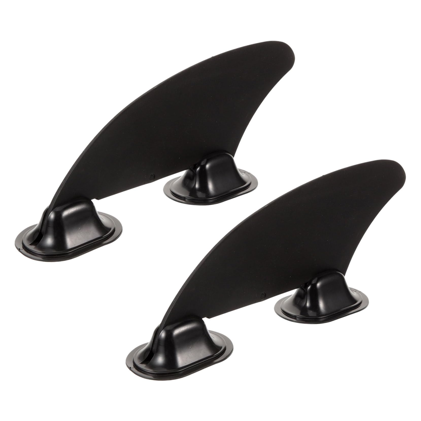 2 Aletas De Repuesto para Tabla De Paddle Surf Aletas Inflables Central Desmontable Accesorios para Tabla De Surf De Repuesto De PVC Color Negro