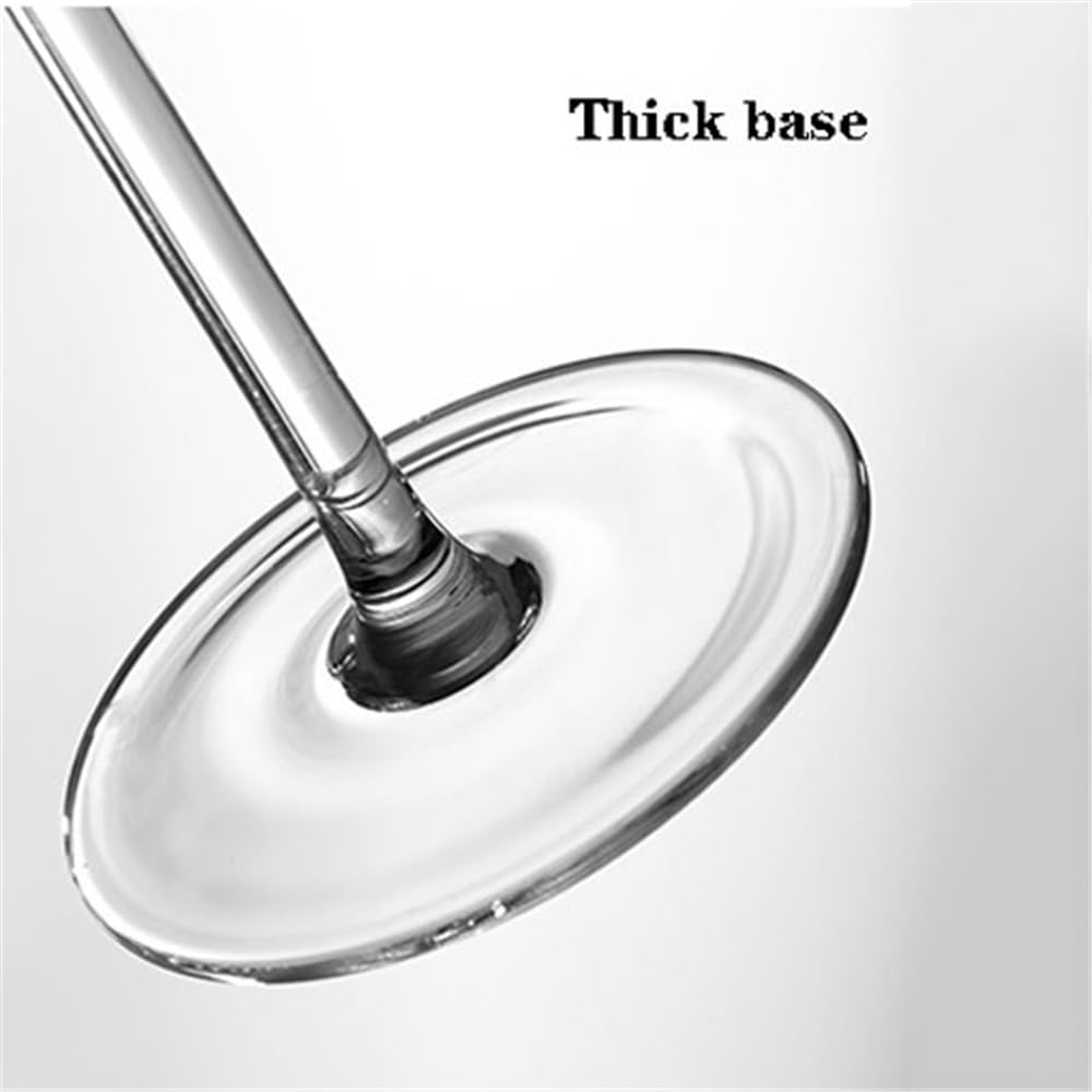 Gafas de efervescencia Copas de champán cristal tallo alto, 6 piezas copas tipo flauta, capacidad 8,12 oz for fiestas empresa y reuniones anuales