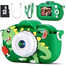 Kids Camera Boys Toys for 3 4 5 6 7 8 9 Years Old Boys, 48MP Dual Lens Kids Digital Camera Christmas Birthday Gifts, 1080P HD Video Selfie Toddler Camera with 32G SD Card