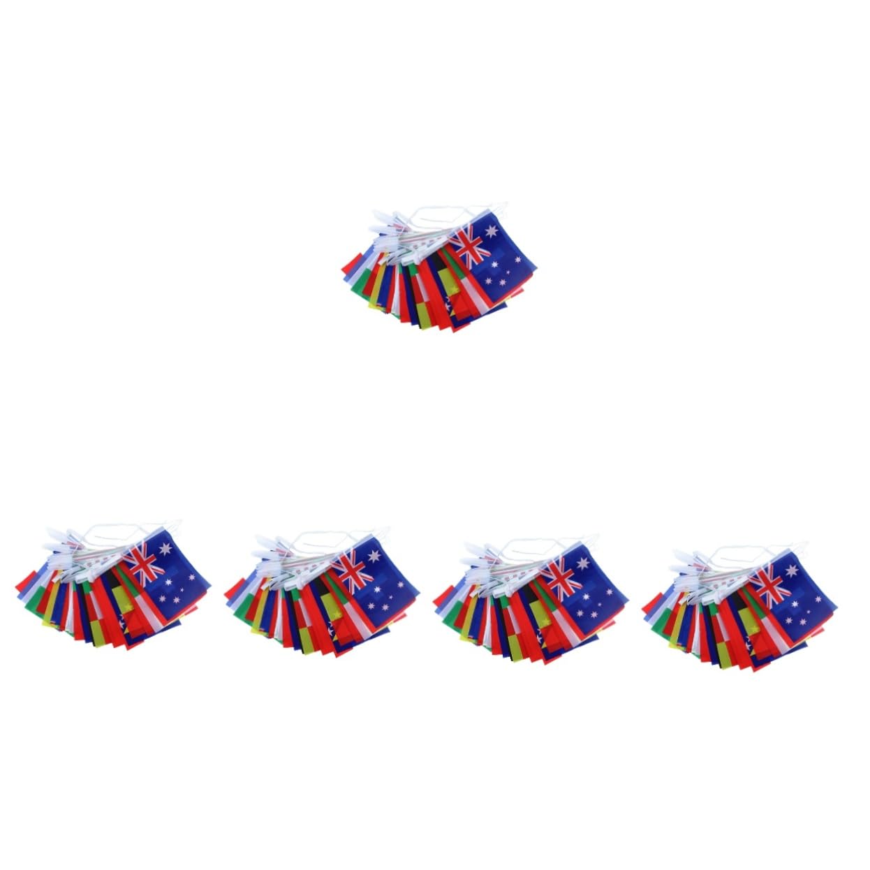 GLEAVI 10 Set Di Bandiere Bandierine Bandiere Dell'Orgoglio Bandiere Del Mondo Bandiere Del Mondo Bandierine Gagliardetti Decorazioni Per Bar E Feste In Stile Country