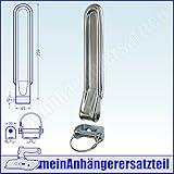 heckklappenscharniere für anhänger Material:  verzinktes Stahlblech - gepresst
