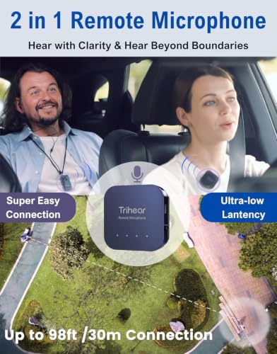 Image of Convo Hearing Amplifier for Seniors with Remote Microphone and Noise Cancelling, Rechargeable Personal Sound Devices for TV Listenings