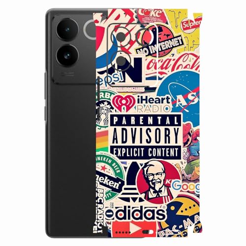 Image of AtOdds - Compatible for VIVO IQOO Z7 PRO (5G) - Phone Skin Sticker - Explicit Graffiti - Vinyl - Textured - Grip Enhancing 3D Textures