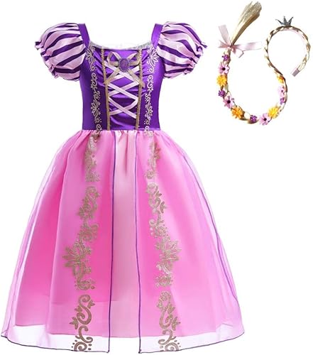 Miniatura 7 de Dressy Daisy - Disfraz de princesa para fiesta de disfraces, cumpleaños y Halloween, vestido de concurso para niñas