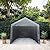 Outdoor Carport 10x20 Heavy Duty Canopy Storage Shed, Portable Garage Canopy Shelter with Removable Sidewalls, Outdoor Waterproof Garage Canopy Tents for Backyard, Patio, Garden, Camping, Grey