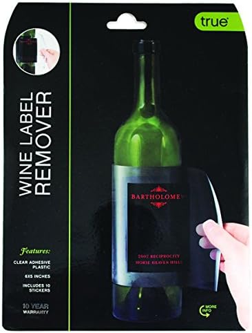 True Fabrication Memento Wine Label Removers, Multicolor