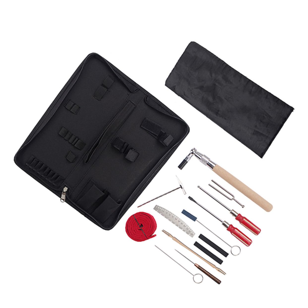 Kit di Accordatura Striscia Smorzante di Accordatura per Pianoforte, Martello in Metallo Pratico per Lavori e Riparazione