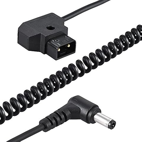 Andoer Coiled 1.5m D-Tap 2 Pin Stecker Cover