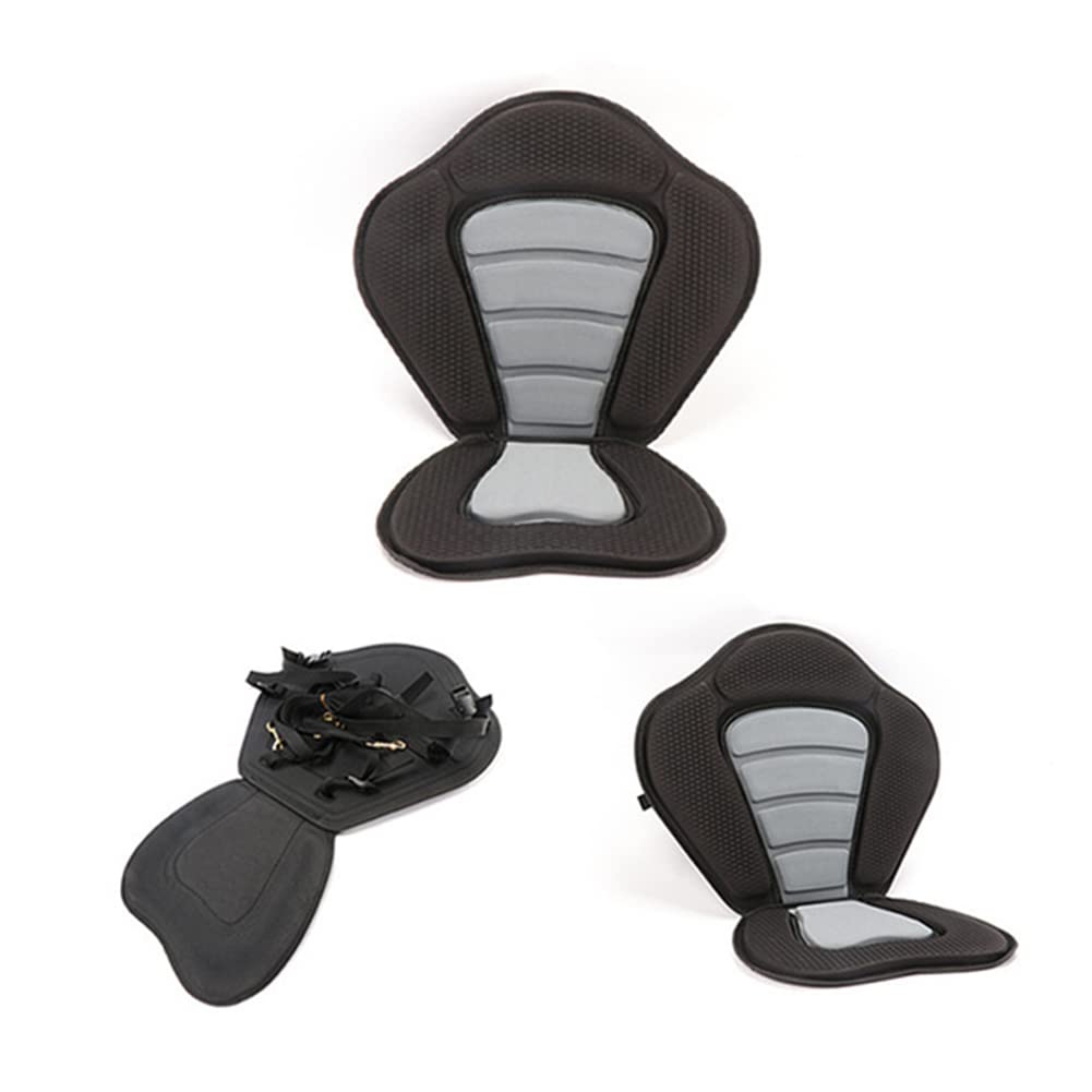 GUOCU Kajak Sitz für SUP Board, Stand Up Paddle Surfboard Sitz, Universal Stand Up Paddelboard Sitz, Kajaksitz Easy Attachment, SUP Paddling Paddelboards Gepolsterte Sitz mit Rückenlehne Farbe A