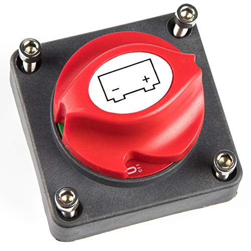 Battery Disconnect Switch Master Isolator Switches for Small Yacht Marine Boat RV Car ATV Vehicles