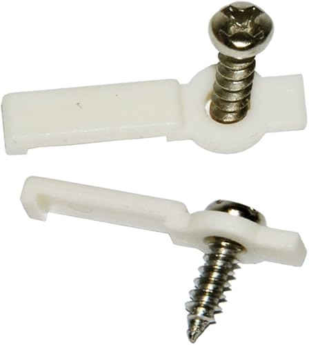 Soportes de montaje SpiritLED con tiras de luces, clips de fijación laterales, tornillos incluidos. 100 unidades, VG75-T, 12.00 volts