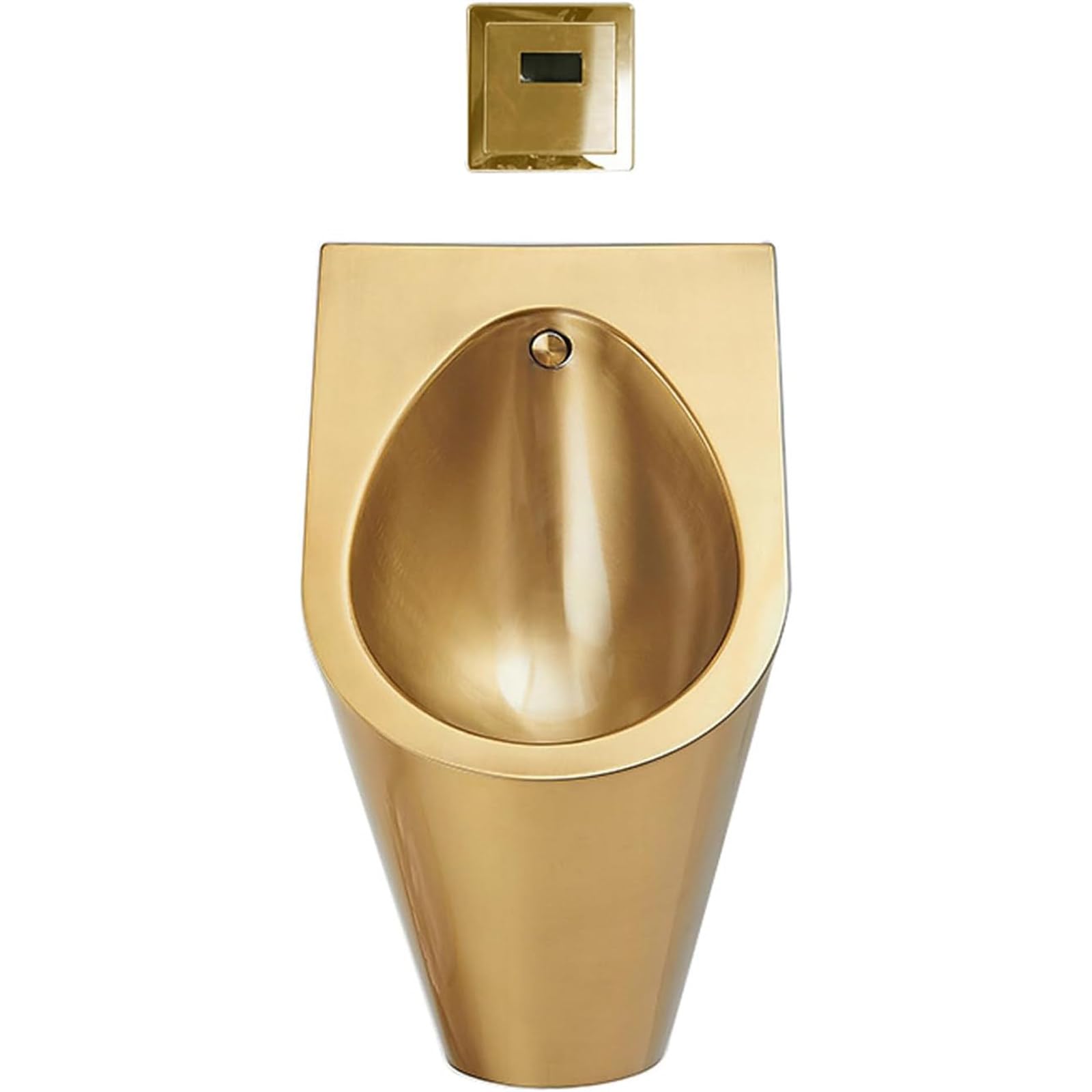 GTHTUHFD Urinal Troughs,304 Stainless Steel Urinal,Men'S Commercial Flushing Urinal,Household Integrated Induction Men'S Urinal Bathroom High-Flush Toilet Urine Diverter,For