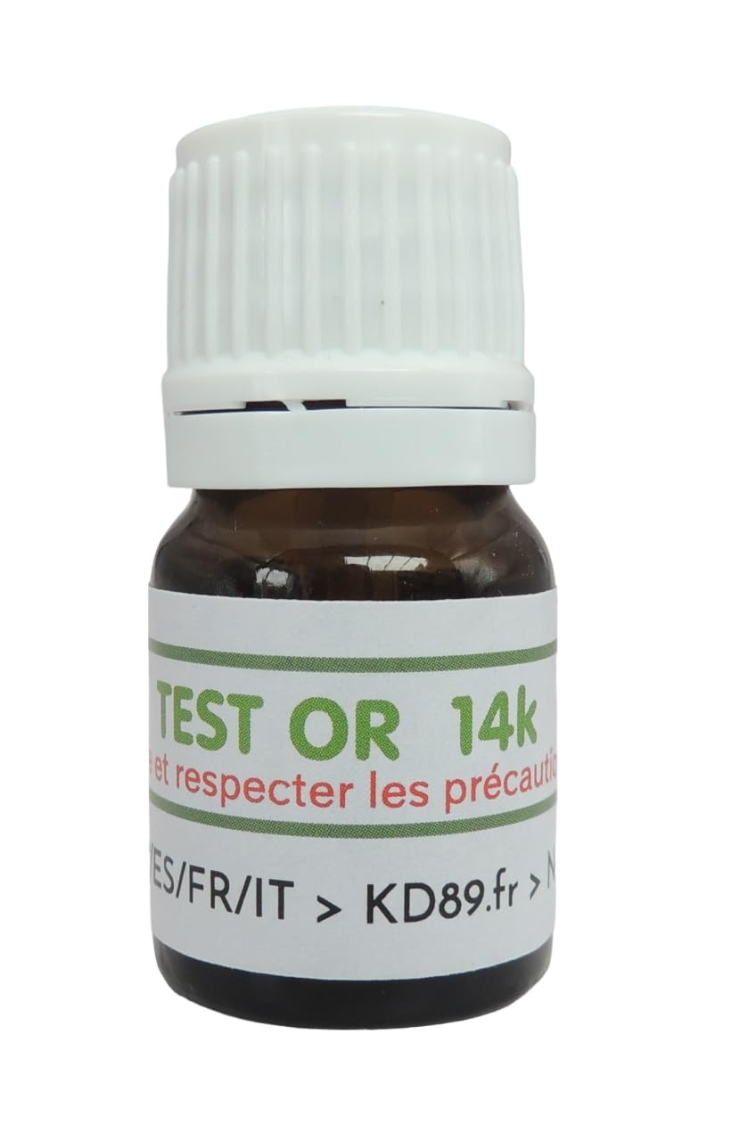 Kit Test Argento KD89 - Con Pietra Di Paragone E Soluzione Reattiva, Per Gioielli, Monete, Lingotti, 2.5ml - Foto 9