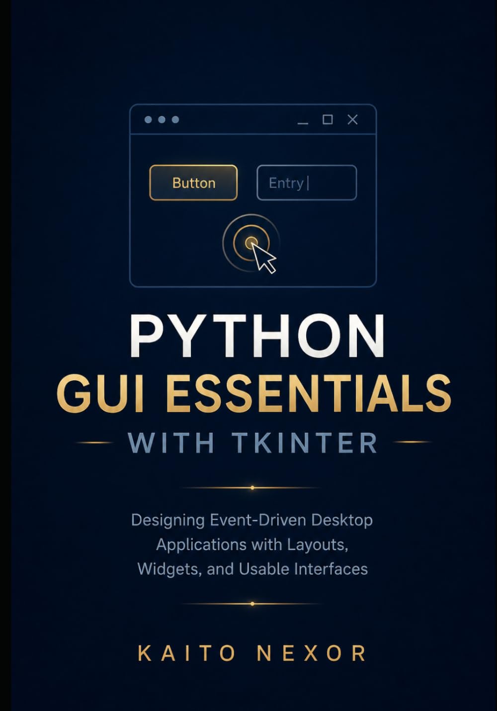 Python GUI Essentials with tkinter: Designing Event-Driven Desktop Applications with Layouts, Widgets, and Usable Interfaces: 1 (Game Development Programming and Application Design Series)