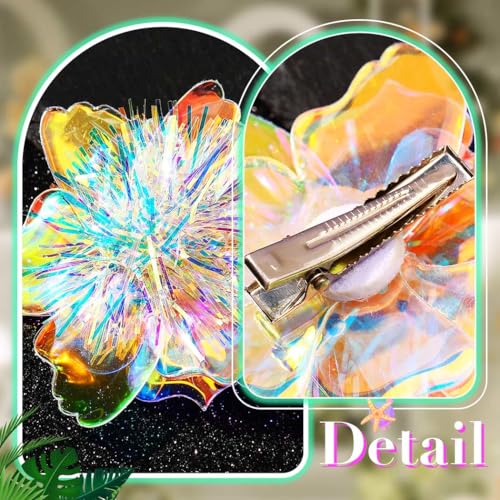 Pinzas de Pelo Flores LED Pack de 2 miniatura 6
