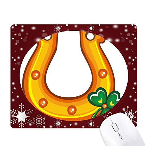 Tapis de souris Irlande St.Patrick trèfle u-type cadeau hivernal original