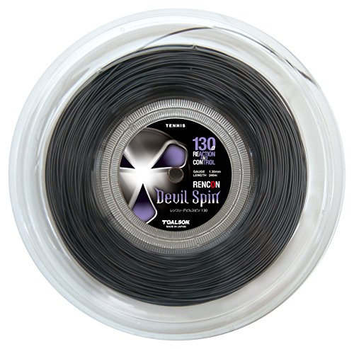 Cordage de tennis Toalson Rencon Diable Spin 1.30 mm bobine 200m noir