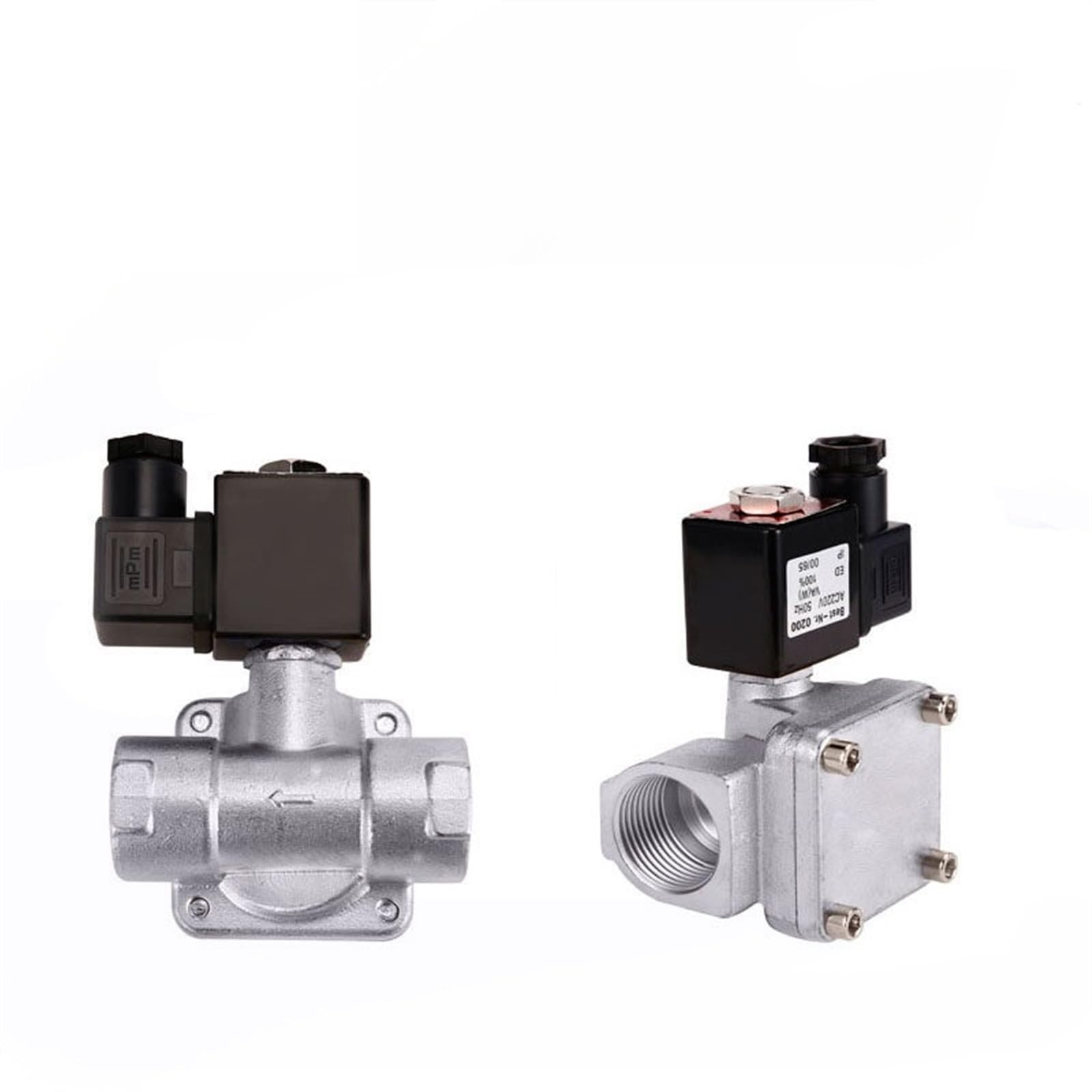 Électrovanne pilote en laiton 24VDC électrovanne haute pression 3/4 acier 304