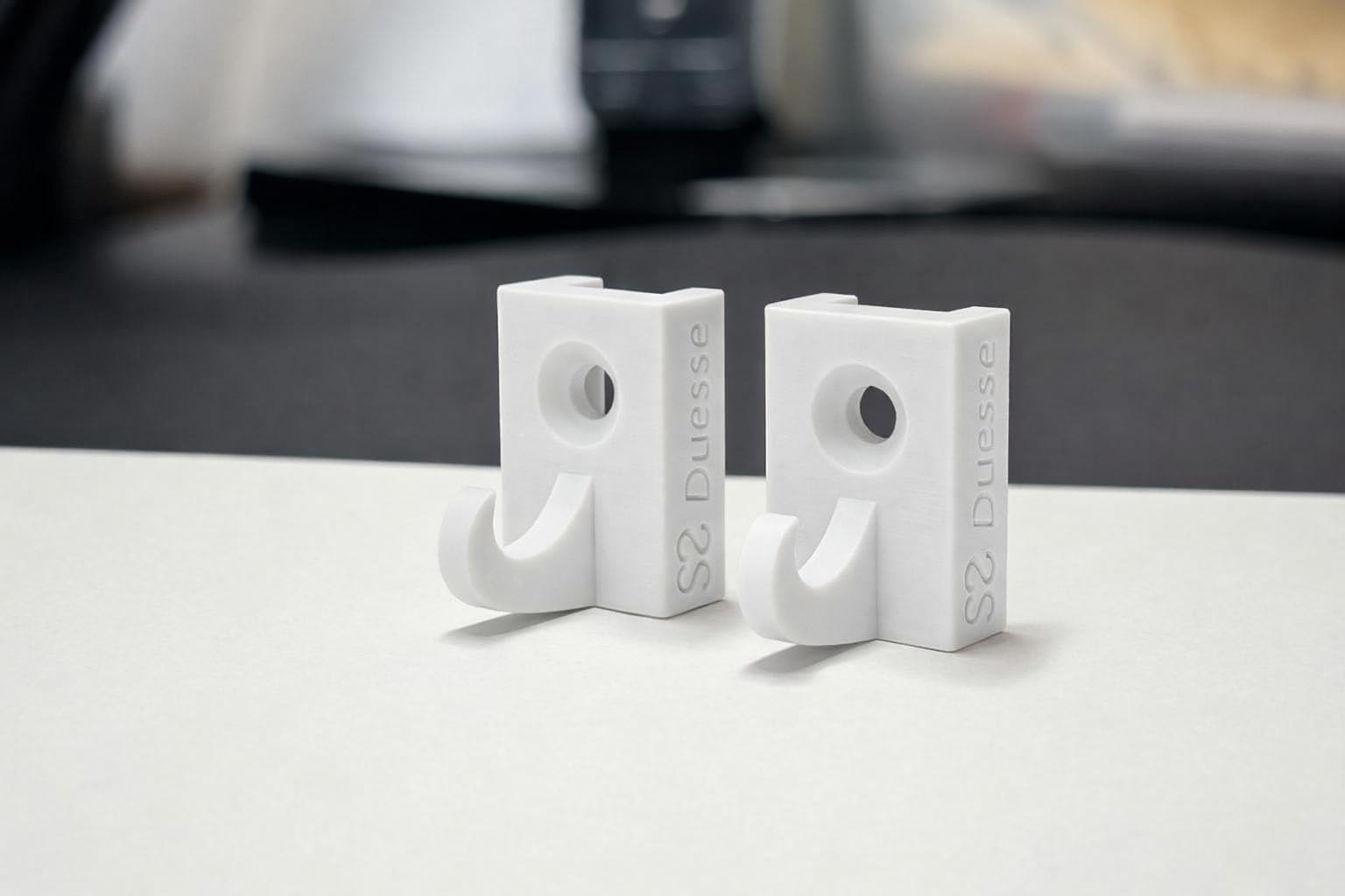Duesse Ganci per Zanzariere Scorrevoli Laterali Alta Resistenza Bianco Naturale Set da 2 Pezzi Compatibili con Sistemi IRS