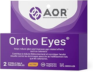 AOR - Ortho Eyes - 2x5 ml Drops - Helps Reduce Glare and Improve Visual Acuity