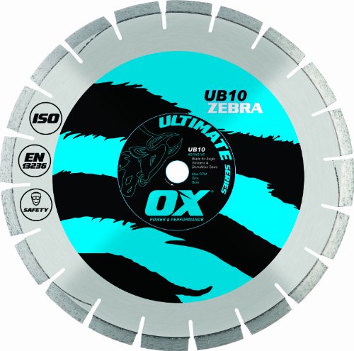 OX OX-UB10-4 Ultimate Abrasive 4-Inch Diamond Blade, 7/8-Inch-5/8-Inch Bore