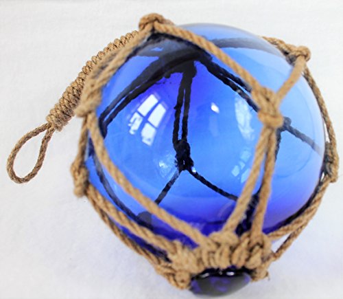 Fischer bola Fischer Red Deko 13 cm diámetro de azul cristal cáñamo Tampen