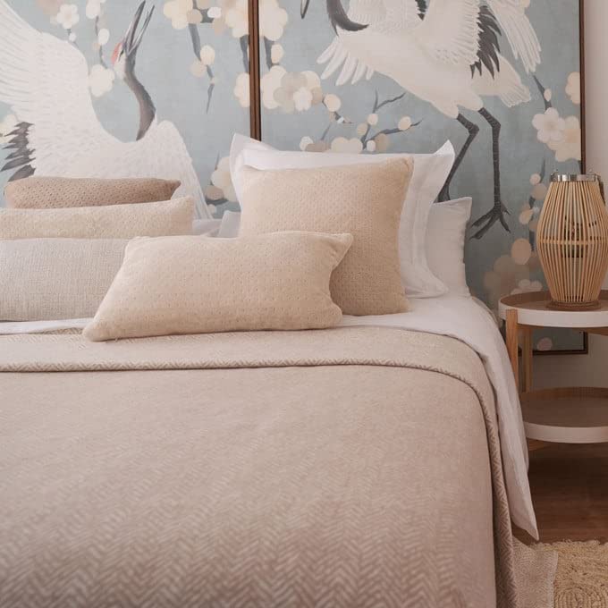 La Mallorquina Manta - Espiga (Cama 160/180/200cm - 240x260cm - Beige)