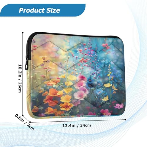 Funda para portátil colorida de 13-14 pulgadas impermeable y antivuelco miniatura 3