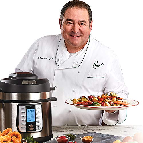Emeril-Everyday-6-QT-Pressure-Air-Fryer-5-Pc-Accessory-Pack-Silver