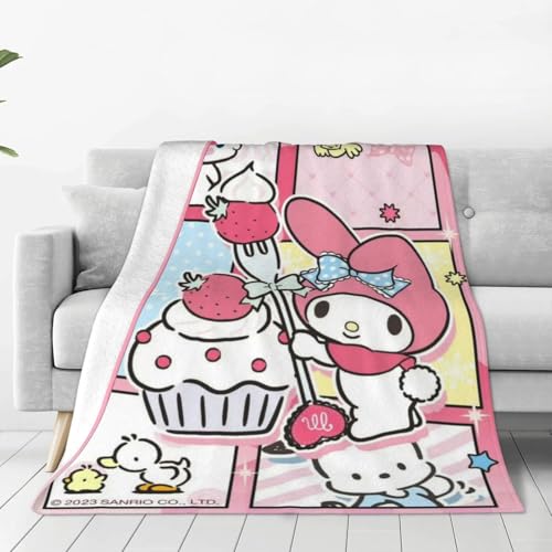 ブランケット マイメロディ かわいい 漫画 毛布 エアコンブランケット ふわふわ おしゃれ フランネル ひざ掛け 柔らかく肌触り 暖かい 静電防止 洗える 人気 プレゼント 四季適用 125cmx150cm